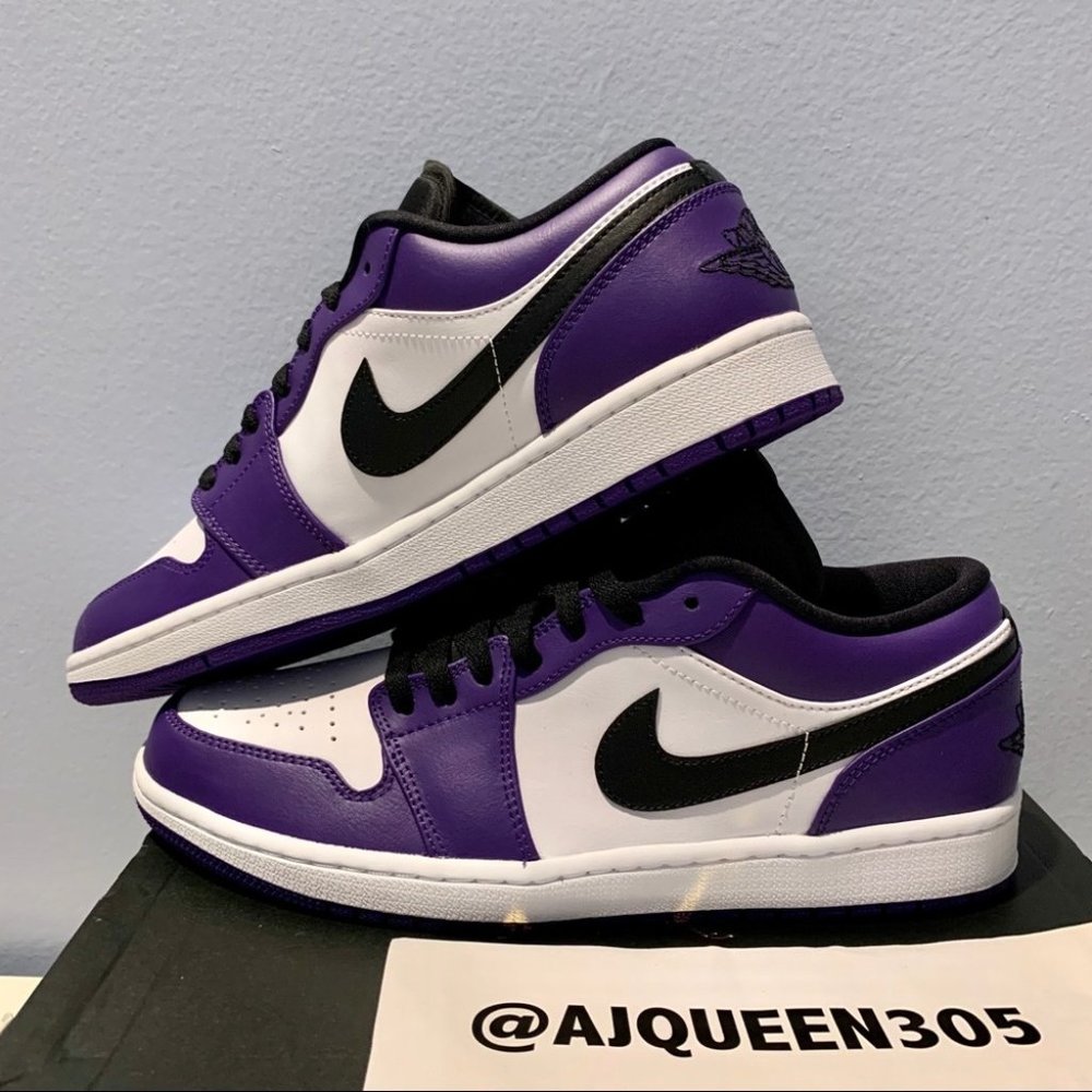 Air Jordan 1 Low Court Purple Men’s